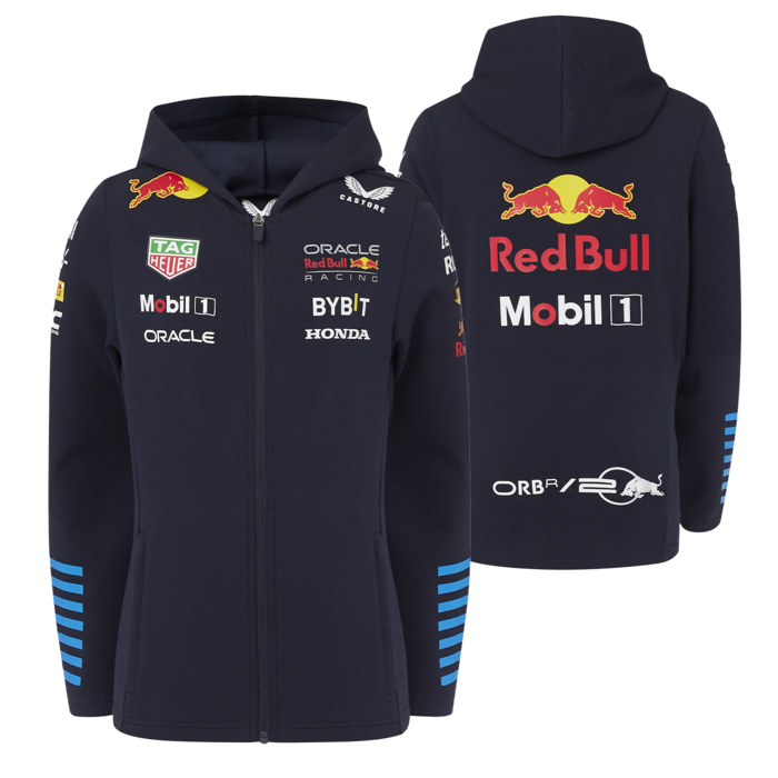 Kinder - Team Zip Hoodie 2024 - Red Bull Racing Bild