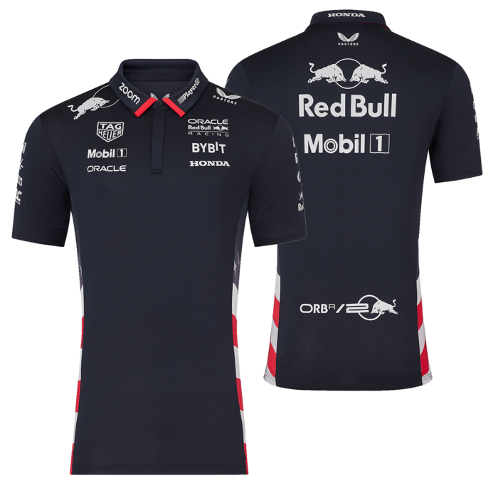 Herren - America Race Team Polo 2024 - Red Bull Racing Bild